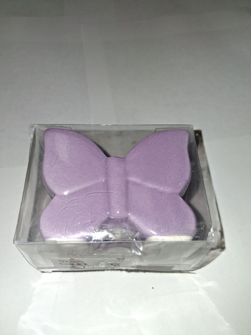 Ceramic Butterfly Salt & Pepper Shakers Purple Brand New Sealed